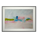Abstract Mediterranean landscape