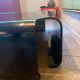 Smoked plexiglass coffee table Michel Dumas 70s