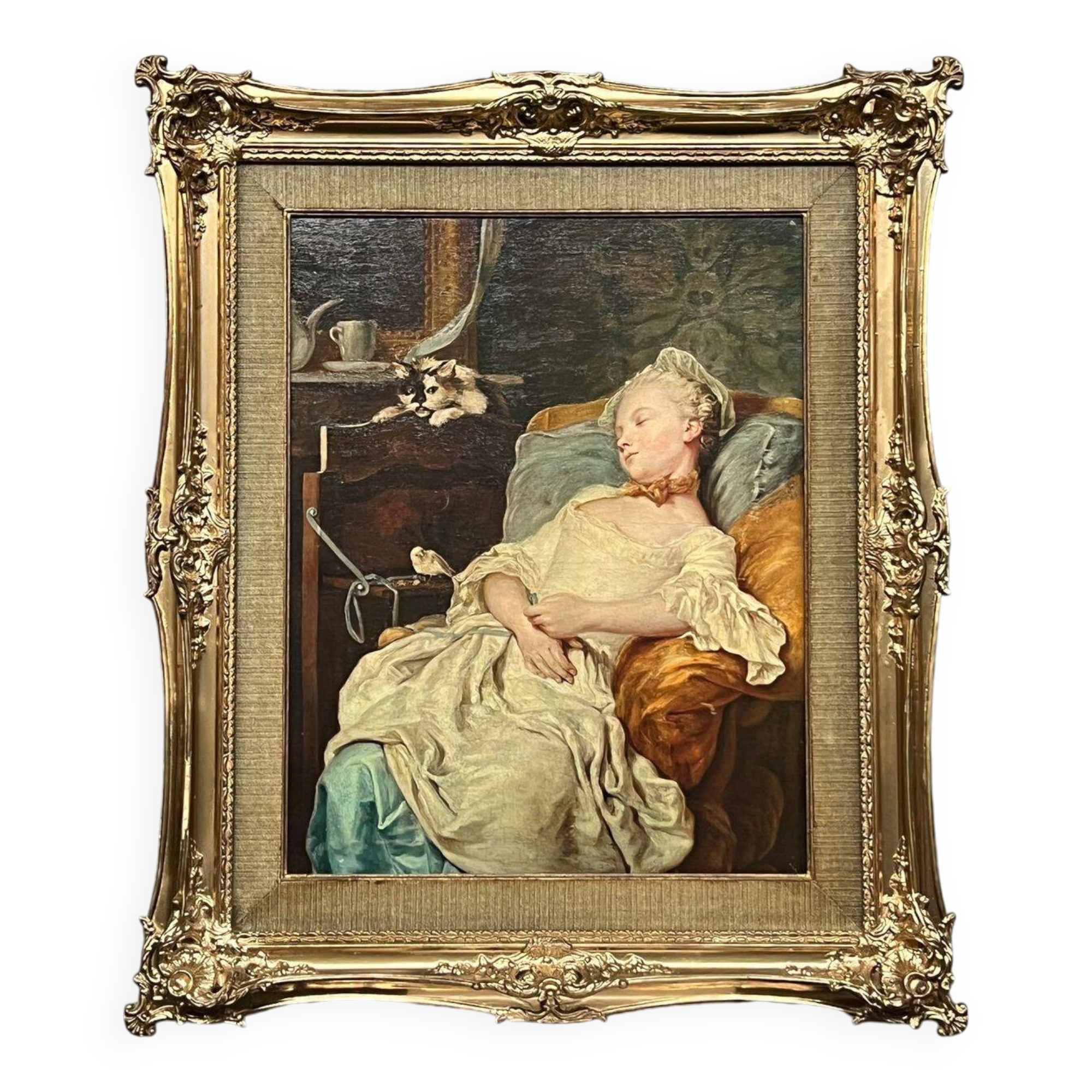 Jean François Gilles Colson. Tableau "Repos".