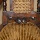 Antique Victorian swivel office armchair