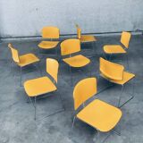 Max Stacker Conference & Office Chairs by Steelcase Strafor, 1980s, Set of 8
