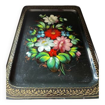 Vintage metal flower tray