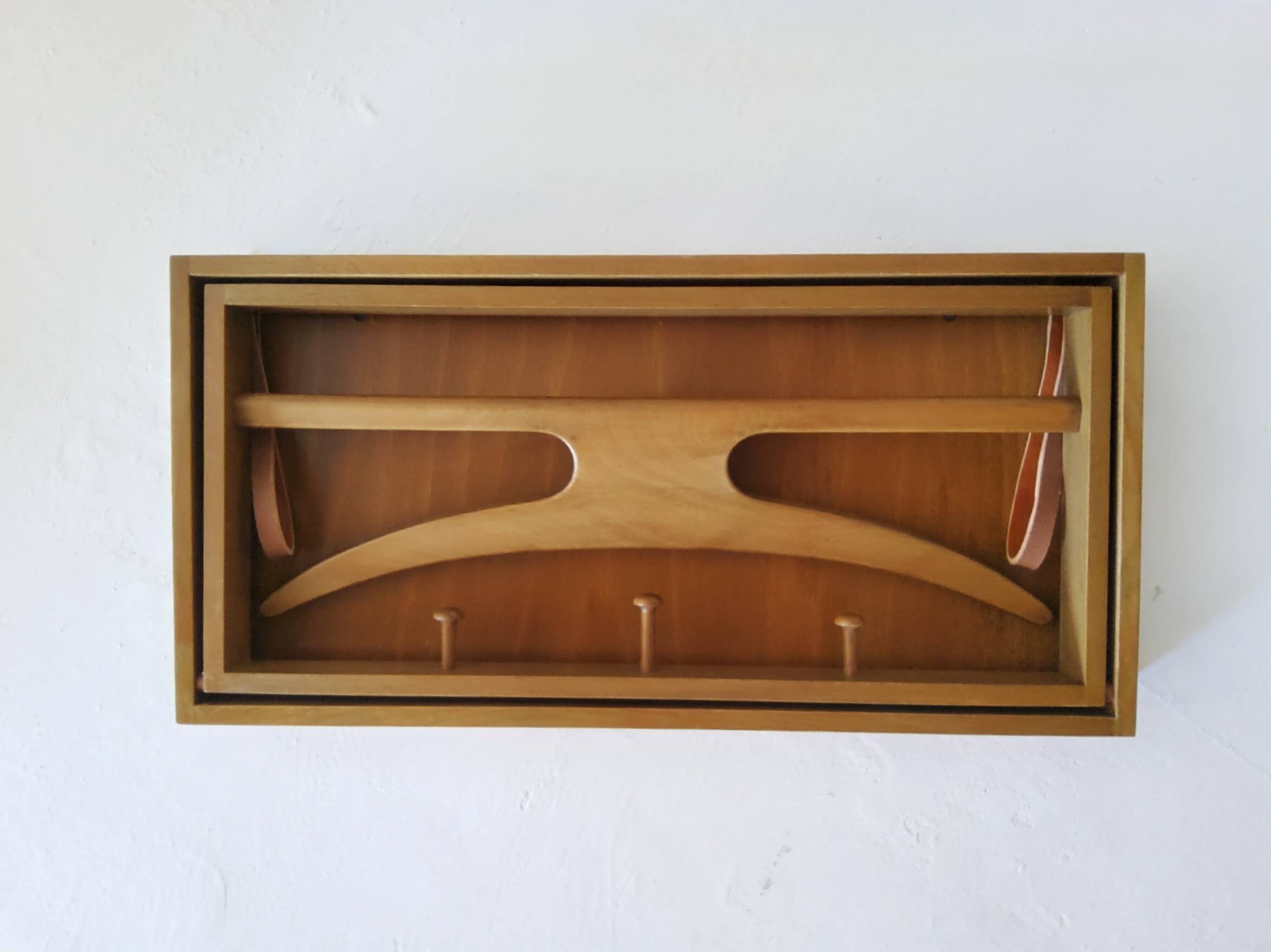 Wall-mounted coat rack Adam Hoff & Poul Østergaard, 1960s