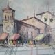 Antique Italian oil painting on canvas