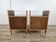 Pair of bedside tables from the 1950s with mirrored tops.