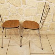 Paire de chaises, années 1970