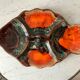 Aperitif dish fish shape signed Vallauris 70s