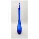 Large cobalt blue glass bottle