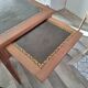 Extendable desk in solid wood in Louis XVI style