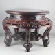 Wooden base for vase China, Japan