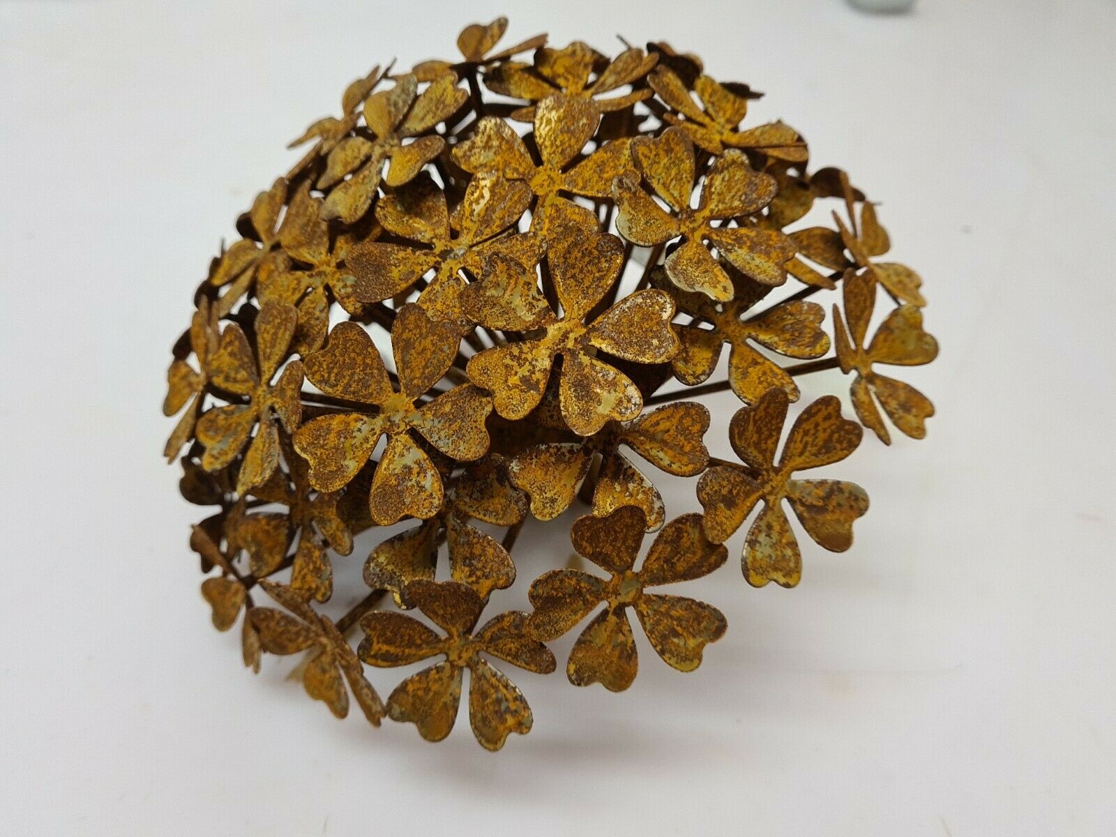 Wrought iron flower hydrangea , garden decoration