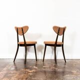 Model No. 124 Dining Chairs by Helena & Jerzy Kurmanowicz, 1960s, Poland, Set of 5