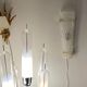 1/3 arlus wall light in murano glass, france 1960s