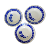 3 vintage deep plates 220638