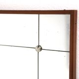 Scandinavian beech mirror, 103x52cm, Sweden, 1960