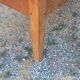 19th-century oak farmhouse coffee table 149cm