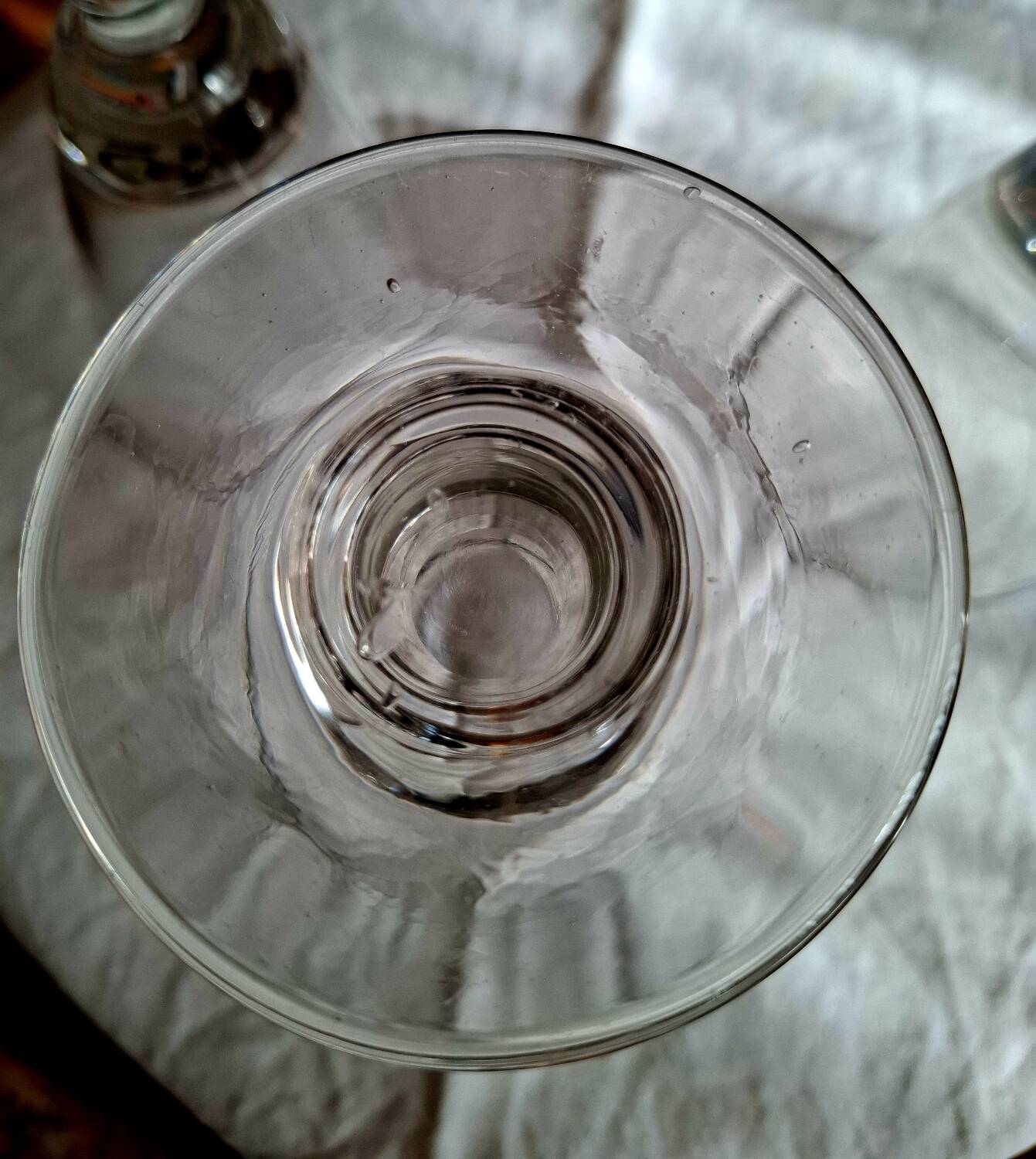 Trois verres coniques à dose  (absinthe)