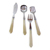Set of 4 serving cutlery for fish
