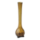 Vintage amber glass bud vase