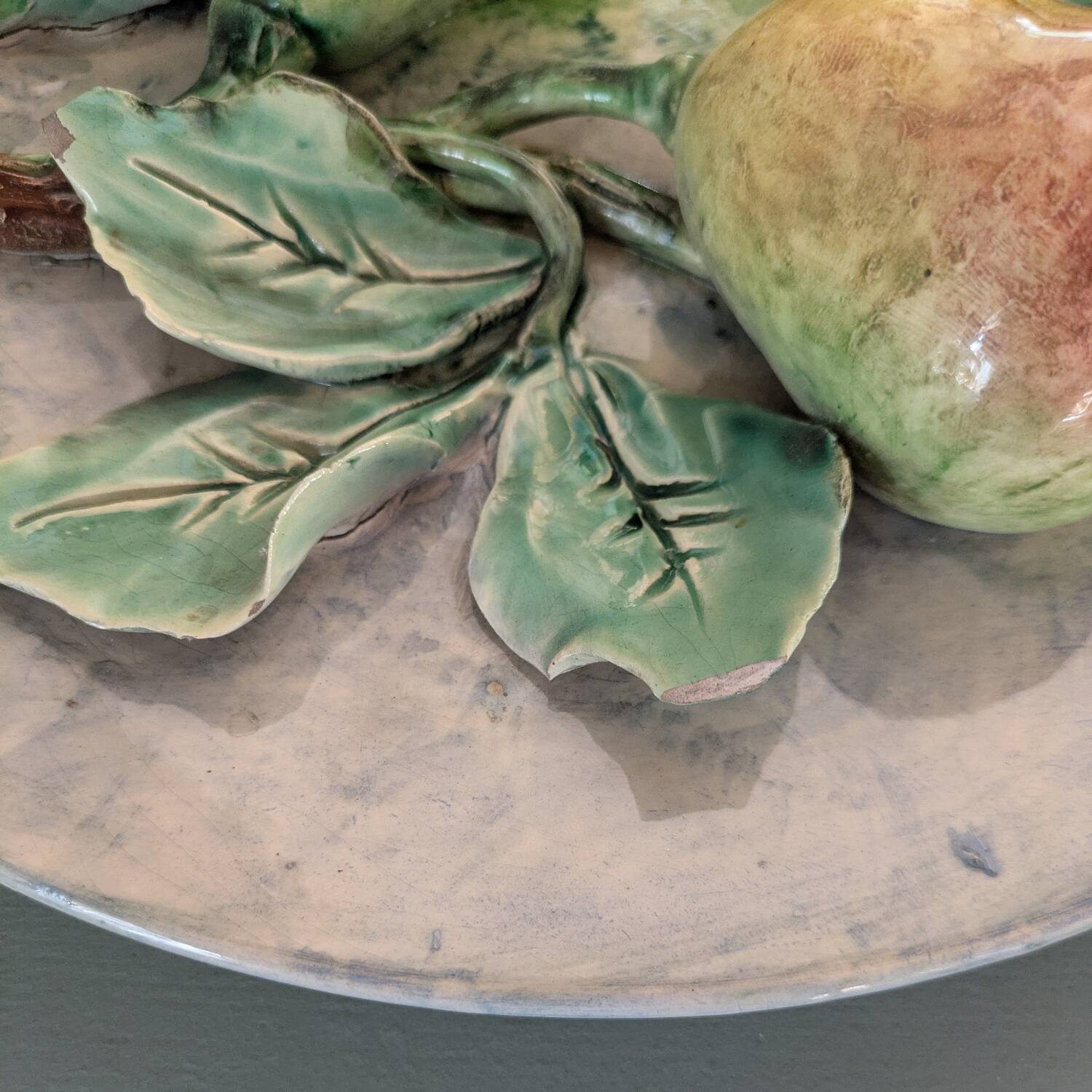 Longchamp wall slipware, 19th century