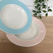 Set de 2 assiettes creuses Boch frères la louvière