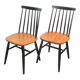 Pair of Swedish chairs Fanett Ilmari Tapiovaara 1960