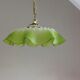Art deco style glass suspension / 30-40 years