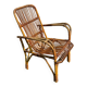 Fauteuil rotin vintage
