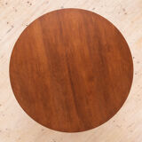 Mid Century Modern Dining Set, Round Table with 4 Fredrik Kayser Chairs