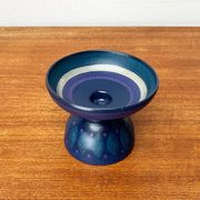 Vintage pottery candlestick from West Germany by KMK Keramik Manufaktur Kupfermühle, 1970s.