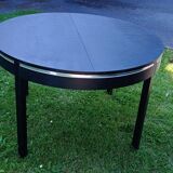 Roche & bobois 1970s edition round extendable dining table