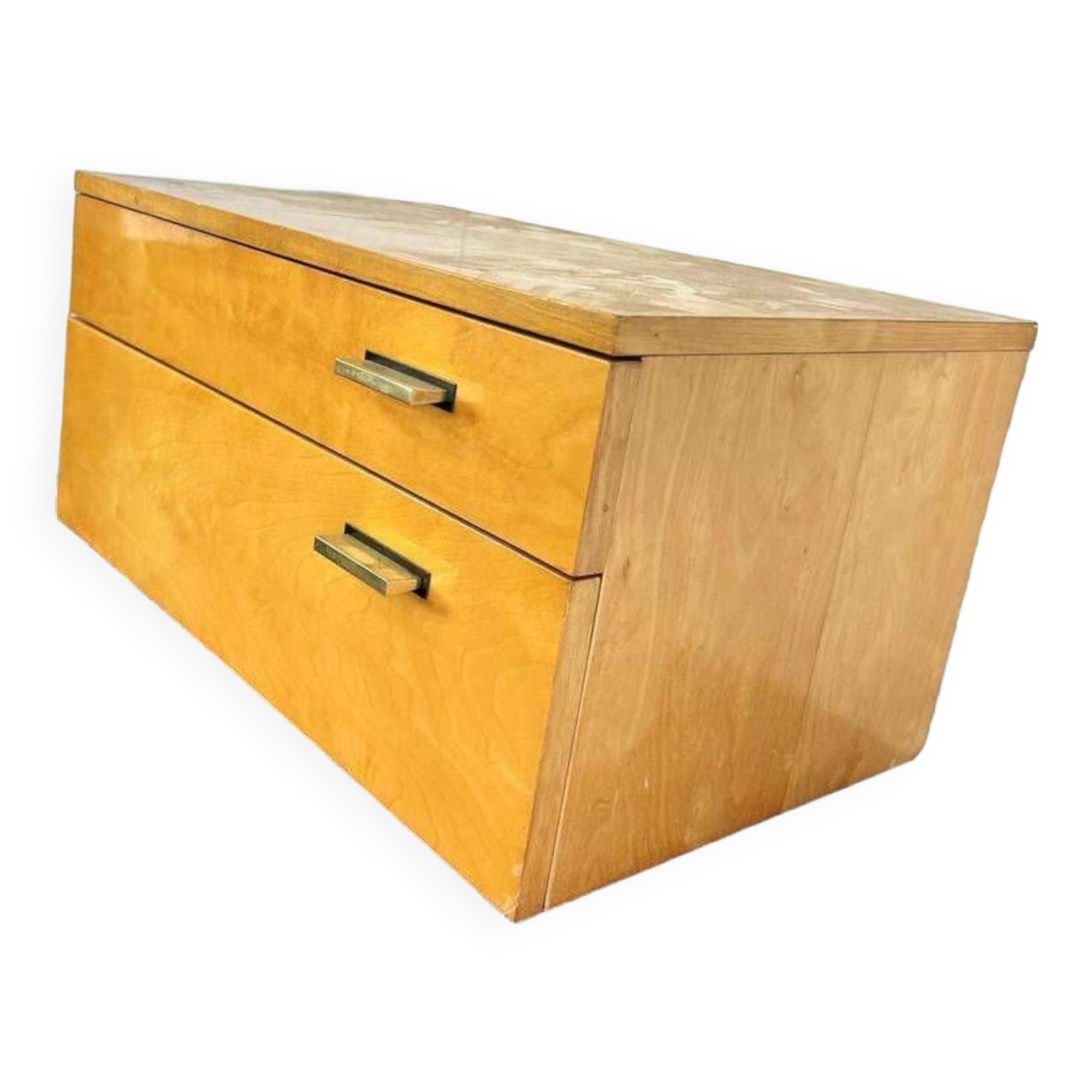 Vintage wall cabinet / floating cabinet / hanging cabinet