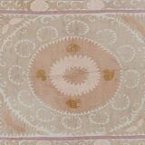 Hand knotted rug, vintage Turkish rug 119x139 cm