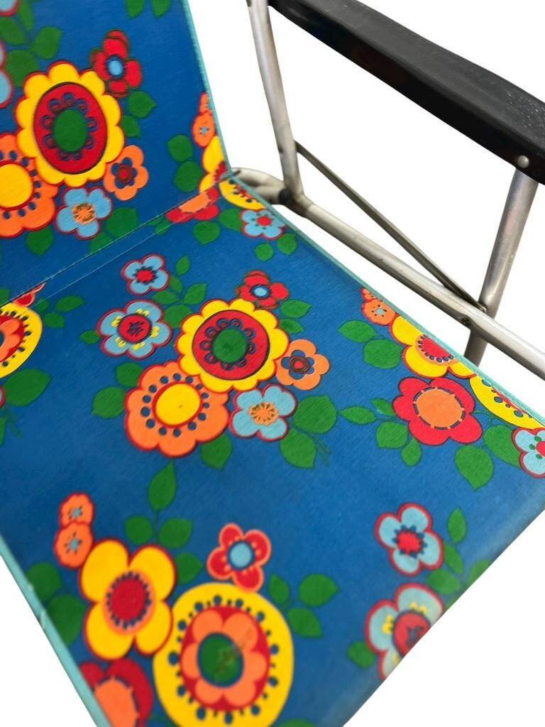 Chaise de camping pliante vintage kettler / chaise de plage