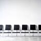 6 vintage 3LC T Chairs, W. Katavolos edition Laverne Int. 1952