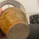 Vintage pyrity stoneware lamp