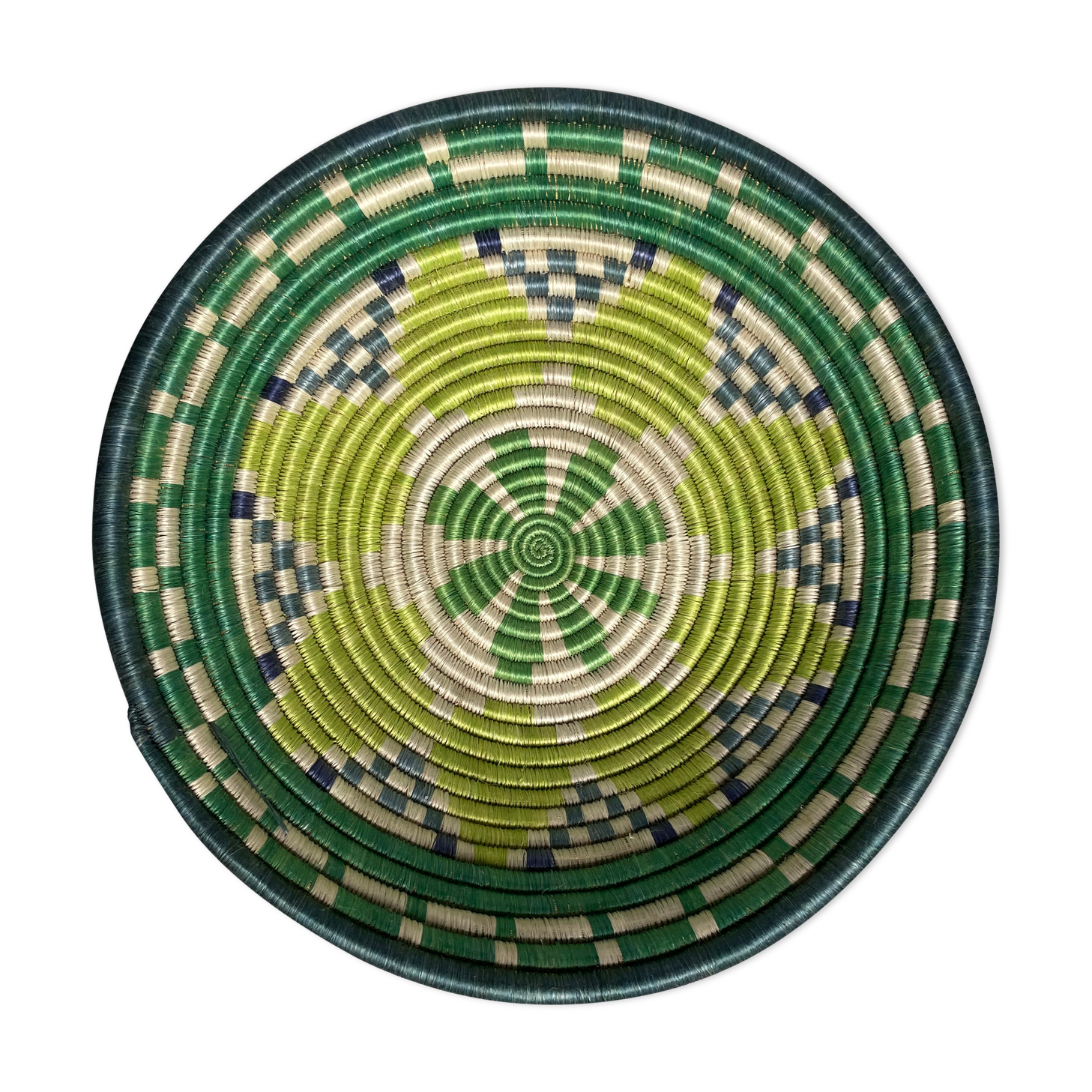 African spiral fruit basket