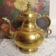 Vintage teapot signed brass decoration of North African style
