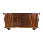Art Decò oak sideboard for dining room with marble top