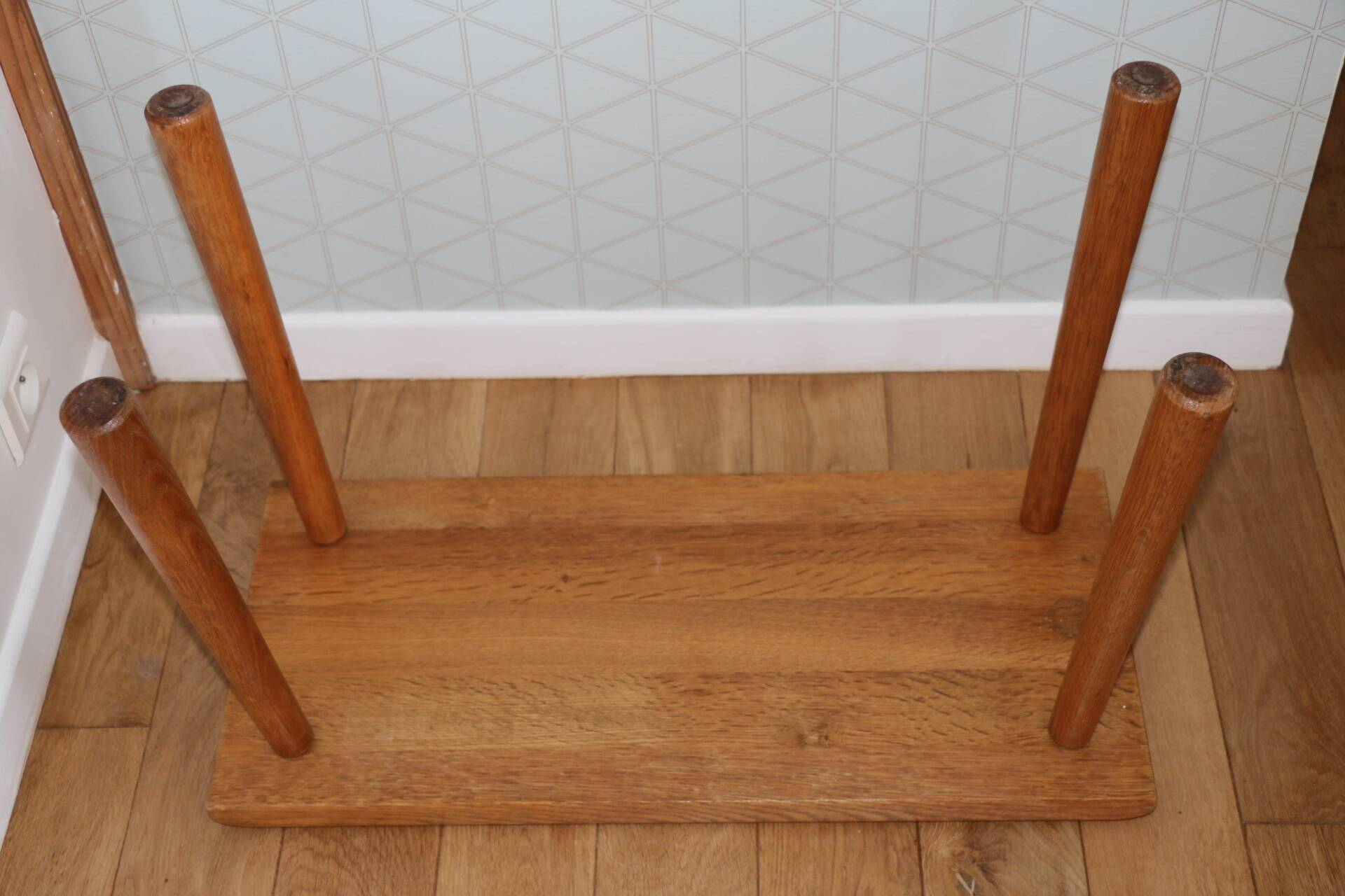 3 light beech nesting tables Meubelfabriek Oisterwijk