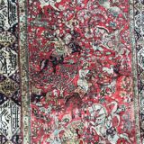 Vintage Persian Ghoum 108 X 164 CM hand made silk carpets