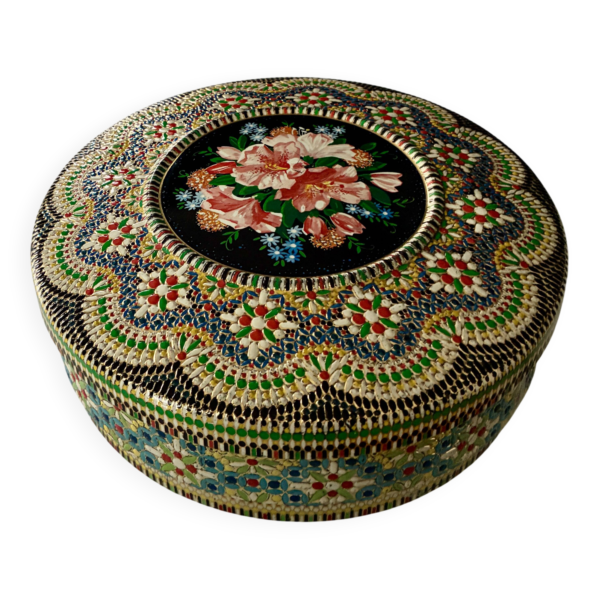 Metal box Holland mosaic style