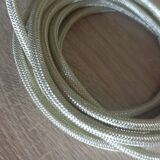 Portable hanging lamp 1970/80 white granite glass