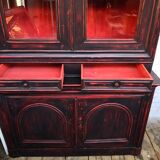 Showcase buffet 2 bodies vintage, farm dresser