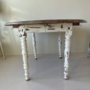 Antique drop-leaf table