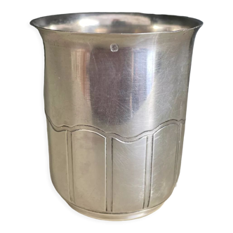 Timbale en argent massif poinçon Minerve