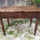 Desk with turned legs