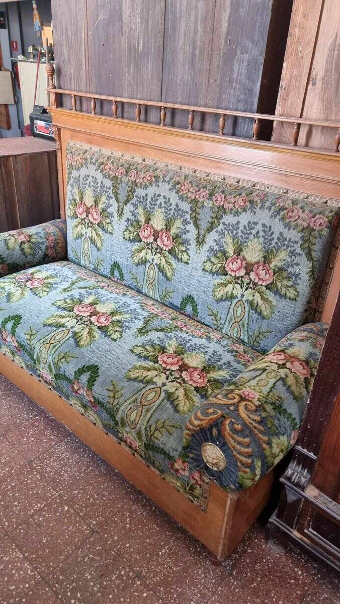 Antique Hungarian sofa, 1890s