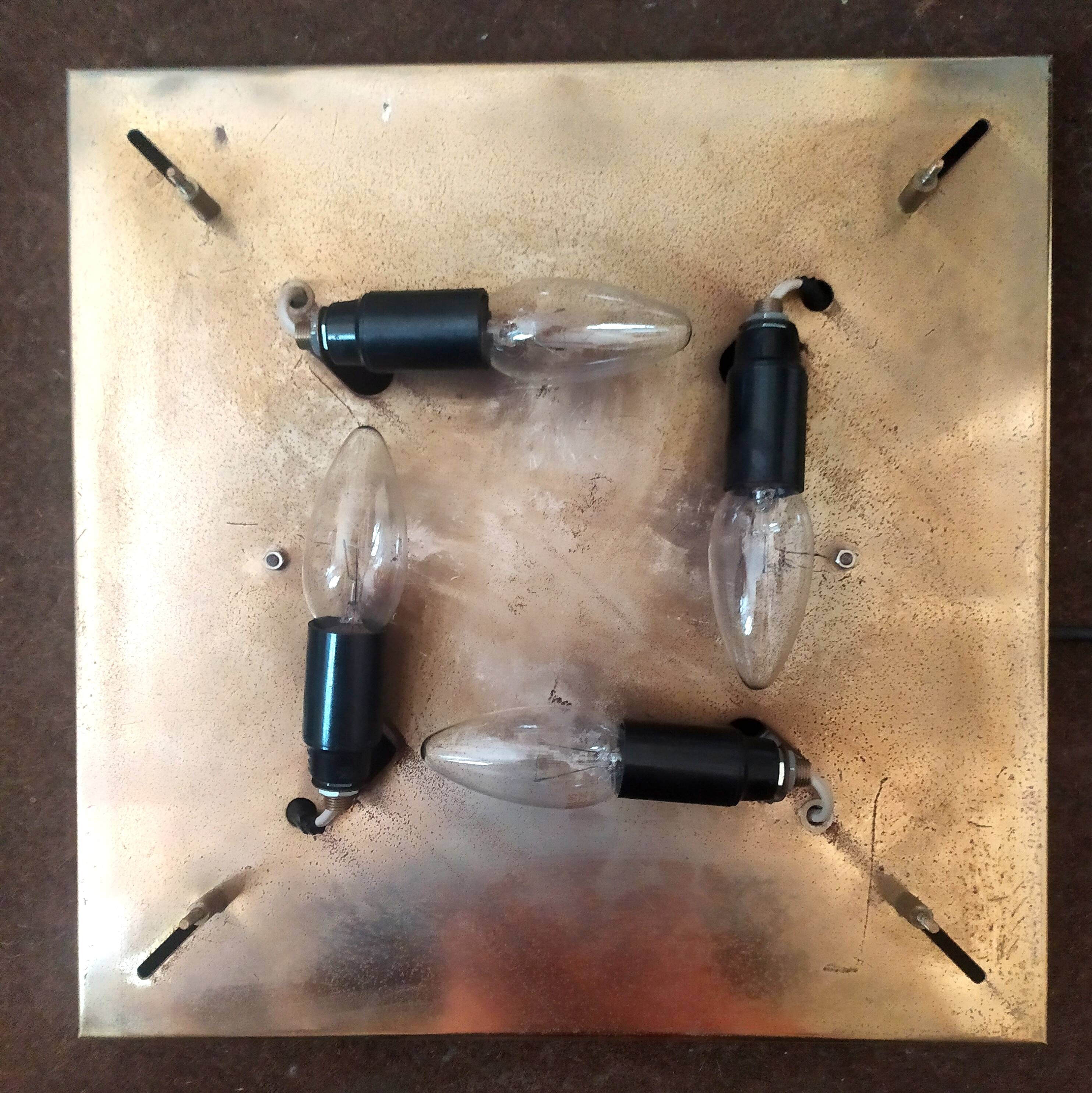 Grande applique en verre de Murano de Mazzega, années 1970