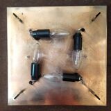 Grande applique en verre de Murano de Mazzega, années 1970